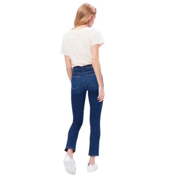 PAIGE JEANS High-Rise Hoxton Slim Hampton Destructed Jean ~NWT~ - Picture 3 of 6